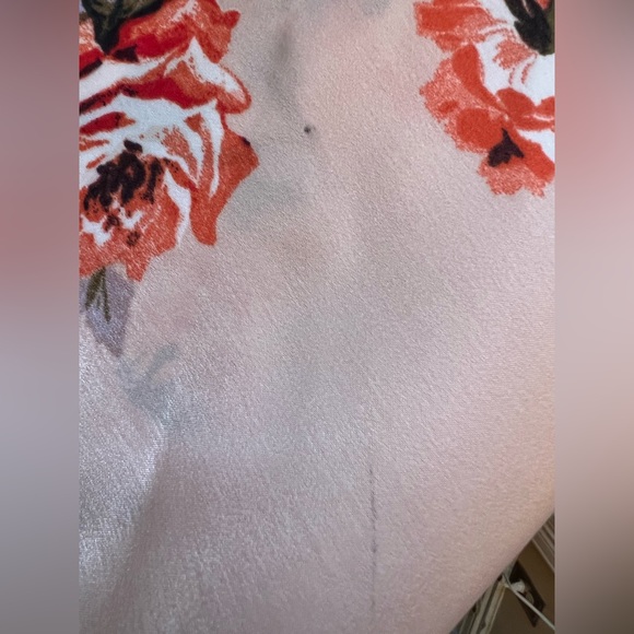 In Bloom | Unforgettable Floral Satin Midi Gown - Picture 5 of 8